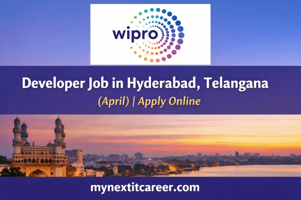 Developer job in Hyderabad Telangana Wipro hiring apply online IT jobs